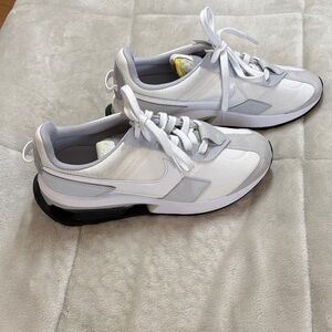 Nike White and Gray Athletic Shoes